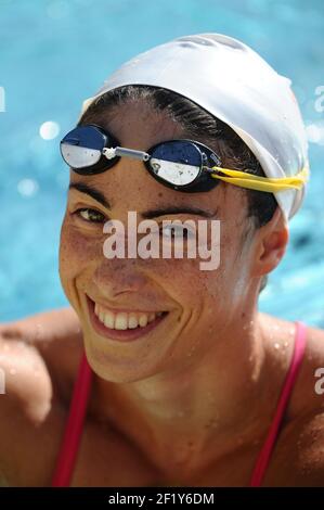 Anna Santamans(FRA) on training session during the Open de France Vichy Val d'Allier 2014, in Vichy, France, on July 3, 2014. Photo Stephane Kempinaire / KMSP / DPPI Stock Photo