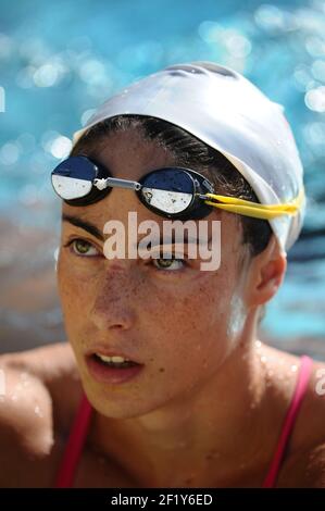 Anna Santamans(FRA) on training session during the Open de France Vichy Val d'Allier 2014, in Vichy, France, on July 3, 2014. Photo Stephane Kempinaire / KMSP / DPPI Stock Photo