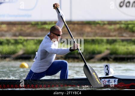 Mathieu GOUBEL (FRA) C1 M1000 during the Sprint World Championships 2014, in Moscow, Russia, on August 6 to 10, 2014. Photo Eddy Lemaistre / KMSP / DPPI Stock Photo