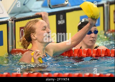 Sarah Sjoestroem (SWE) competes and wins the Gold Medal on 200 m Freestyle during the World Championships Short Course 2014, at Doha in Qatar, day 5, December 7, 2014. Photo Stephane Kempinaire / KMSP / DPPI Stock Photo