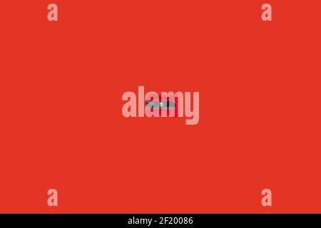 red pencil sharpener isolated Stock Photo
