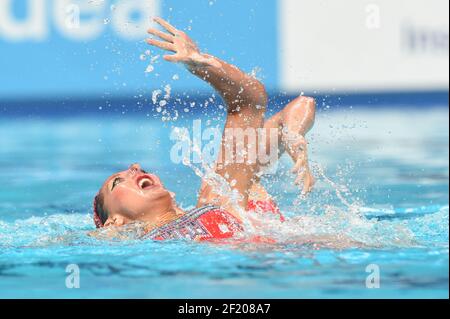 Laura Auge and Margaux Chretien for France compete on Duet Free in Synchronized Swimming during the 16th Fina World Championships 2015, in Kazan, Russia, Day 5, on July 28, 2015 - Photo Stephane Kempinaire / KMSP / DPPI Stock Photo