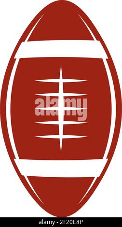 Ball of American football sport logo design vector template Stock Vector