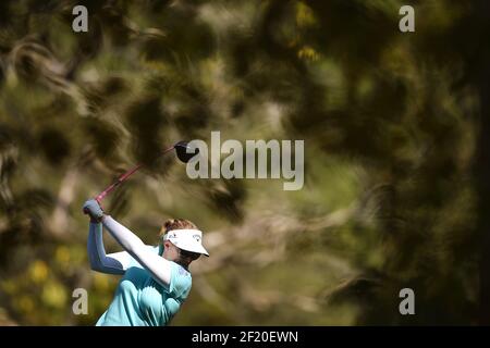 Morgan Pressel of Usa competes during the Rolex Pro Am of LPGA Evian Championship 2015, day 3, at Evian Resort Golf Club, in Evian-Les-Bains, France, on September 9, 2015. Photo Philippe Millereau / KMSP / DPPI Stock Photo