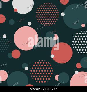 Abstract geometric style of pattern artwork with halftone decorative template. Overlapping with classic element style background. illustration vector Stock Vector