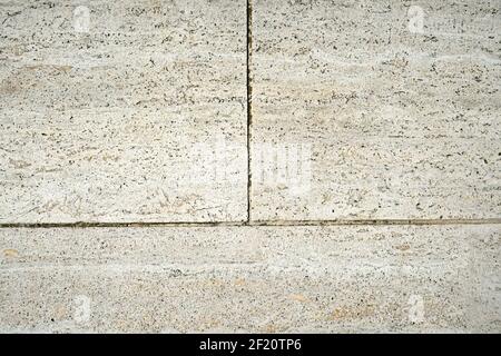 A close-up abstract photo of the pavement bricks and moss grown in-between Stock Photo