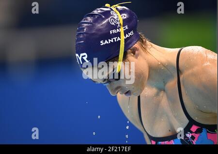 Anna Santamans (FRA) on training session during the Olympic Games RIO 2016, Swimming, on August 11, 2016, in Rio, Brazil - Photo Stephane Kempinaire / KMSP / DPPI Stock Photo