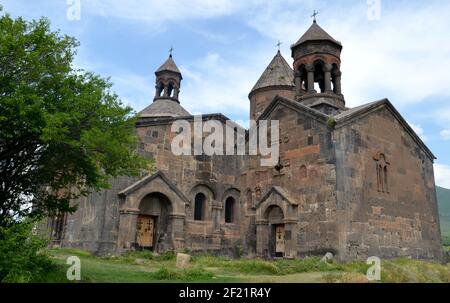 the Saghmosavank monnastery in Armenia Stock Photo