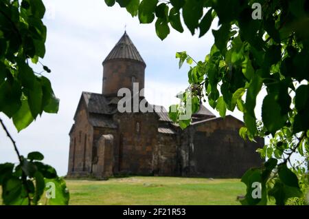 the Saghmosavank monnastery in Armenia Stock Photo