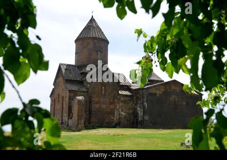 the Saghmosavank monnastery in Armenia Stock Photo