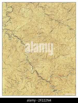 Naugatuck, West Virginia, map 1917, 1:62500, United States of America by Timeless Maps, data U.S. Geological Survey Stock Photo