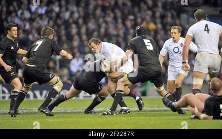 ENGLAND V NEW ZEALAND AT TWICKENHAM 21/11/09. PICTURE DAVID ASHDOWN Stock Photo