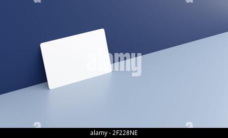 Credit card mock-up background Stock Photo