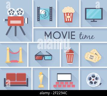 Film Reel, Frames Simple Vector Line Icon. Symbol, Pictogram, Sign 