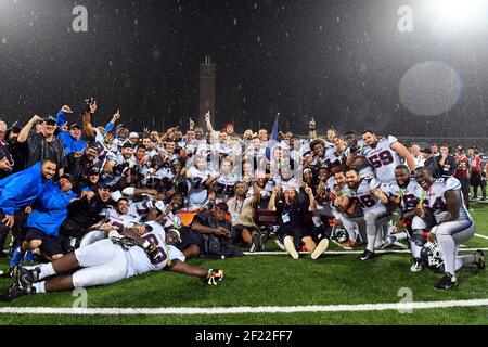 French Team Wins The Gold Medal In American Football During The World 