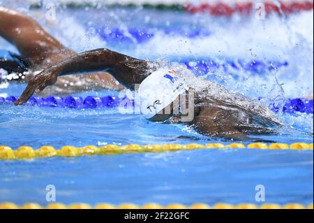Mehdy Metella (FRA) competes on Men's 100 m Heat during the 17th FINA World Championships, at Duna Arena, in Budapest, Hungary, Day 13, on July 26th, 2017, Photo Stephane Kempinaire / KMSP / DPPI Stock Photo