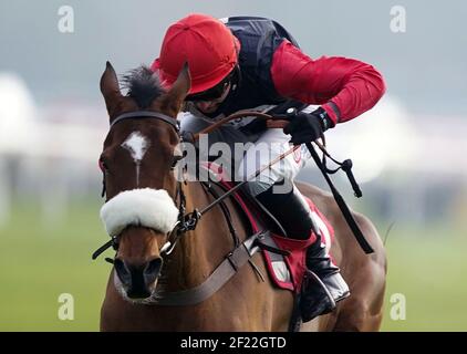 File photo dated 09-01-2021 of Barbados Buck's ridden by Harry Cobden. Issue date: Wednesday March 10, 2021. Stock Photo