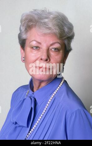 Dagmar Altrichter, deutsche Schauspielerin und Synchronsprecherin, Deutschland 1988. Stock Photo
