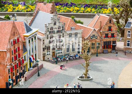 Madurodam, miniature park in Hague, Netherlands Stock Photo