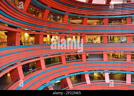 Canal City Hakata  is a shopping and entertainment complex in Fukuoka city. Japan Stock Photo