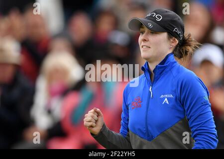 Brittany Altomare competes during the final round of LPGA Evian Championship 2017, at Evian Resort Golf Club, in Evian-Les-Bains, France, on September 17, 2017, Photo Philippe Millereau / KMSP / DPPI Stock Photo