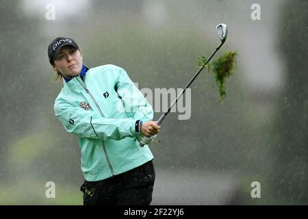 Brittany Altomare competes during the final round of LPGA Evian Championship 2017, at Evian Resort Golf Club, in Evian-Les-Bains, France, on September 17, 2017, Photo Philippe Millereau / KMSP / DPPI Stock Photo