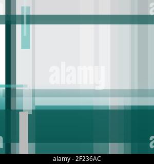 Geometric background, abstract striped pattern of light gray and dark emerald, turquoise green. Book cover layout modern design. Technology template Stock Photo