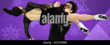 Tessa Virtue and Scott Moir (Can) during the XXIII Winter Olympic Games Pyeongchang 2018, Figure Skating, Ice Dance Short program, on February 19, 2018, at Gangneung Ice Arena in Pyeongchang, South Korea - Photo Philippe Millereau / KMSP / DPPI Stock Photo