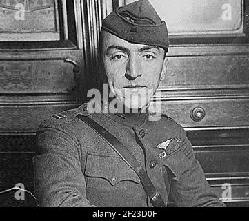 EDDIE RICKENBACKER (1890-1973) American fighter ace of WW1. Stock Photo
