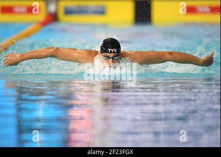 James Guy (GBR) competes on Men's 200 m Butterfly during the Swimming European Championships Glasgow 2018, at Tollcross International Swimming Centre, in Glasgow, Great Britain, Day 3, on August 4, 2018 - Photo Stephane Kempinaire / KMSP / DPPI Stock Photo