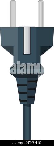 Vector illustration of electric plug Stock Vector
