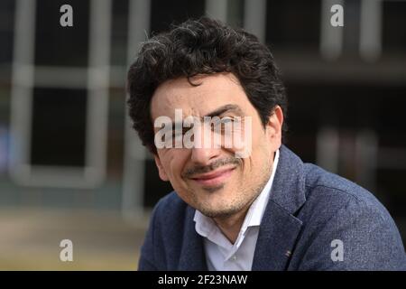 Kassel, Germany. 10th Mar, 2021. Francesco Angelico, General Music Director, taken in front of the State Theatre. At an online press conference, the artistic director and the new division heads presented the new concepts from the 2021-22 season. Credit: Uwe Zucchi/dpa/Alamy Live News Stock Photo