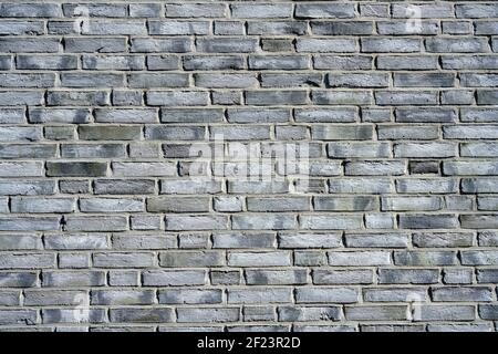 Background from a clean gray brick wall Stock Photo