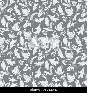 Floral Decorative vector seamless pattern for wallpaper, textile , surface, fashion , background,tile, stationary, home decor, furnishing etc. Stock Vector