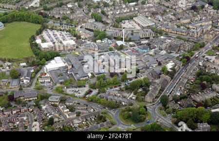 aerial view of Royal Lancaster Infirmary, a general hospital in this Lancashire town Stock Photo