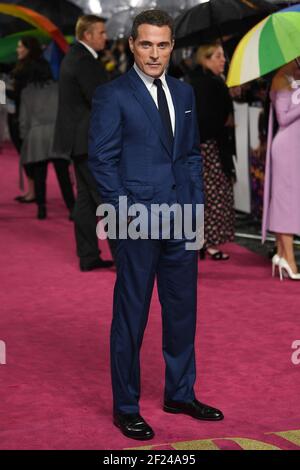 London, United Kingdom. 30th September 2019. Rufus Sewell arriving for the Judy European Premiere held at the Curzon Theatre, Mayfair, London. Stock Photo