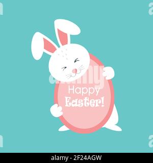 Have Yourself a Very Happy Easter Easter Bunny Ears Vector illustration. Stock Vector