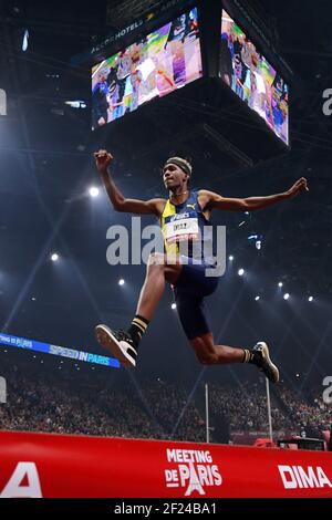 Jordan Diaz (Cub) competes in men triple jump during the indoor Paris Meeting, on January 27, 2019, at Accor Hotel Arena, Paris, France - Photo Philippe Millereau / KMSP / DPPI Stock Photo