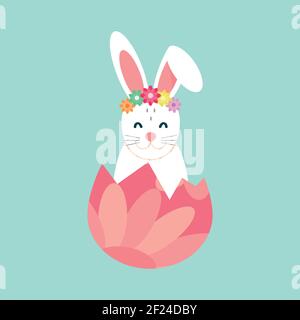 Have Yourself a Very Happy Easter Easter Bunny Ears Vector. Stock Vector