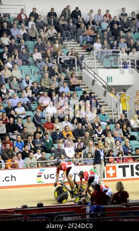 UCI WORLD CUP TRACK CYCLING AT THE VELODROME MANCHESTER.  2/11/2008. PICTURE DAVID ASHDOWN Stock Photo