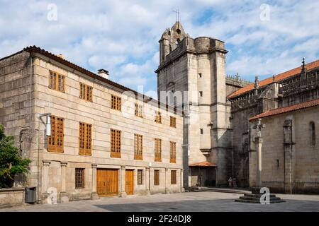 Iglesia de Santa Maria la Mayor, Pontevedra, Galicia, Northern Spain Stock Photo