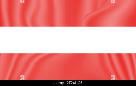 National Day in Austria. Vector illustration festive banner flag Stock Vector