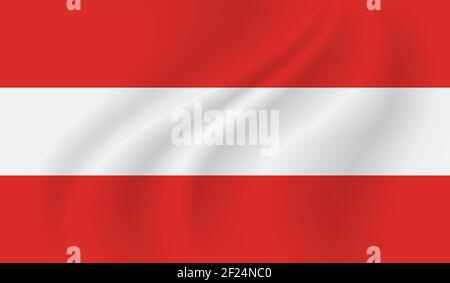 National Day in Austria. Vector illustration festive banner flag Stock Vector