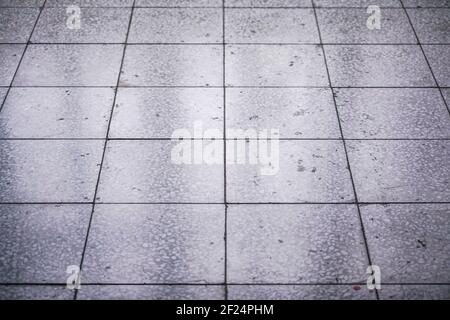 Closeup surface marble stone pattern at the color marble stone wall texture background , abstract brown marble stone wall Stock Photo