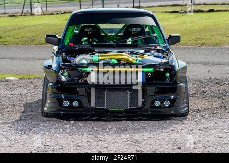 BMW E30 3 Series based drift car Stock Photo