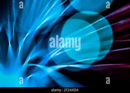 Fibre Optic Abstract Stock Photo