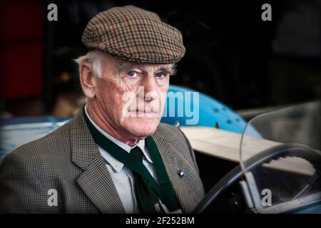 Retired racing car driver Stock Photo - Alamy