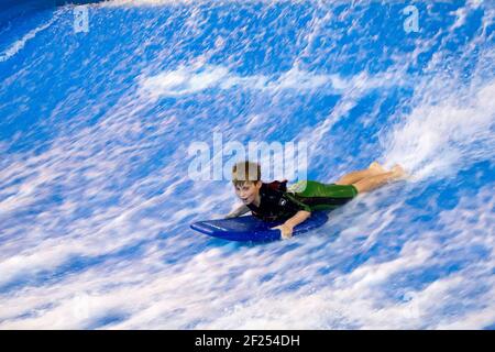 Water Sports at the Cardiff International White Water Centre Stock Photo