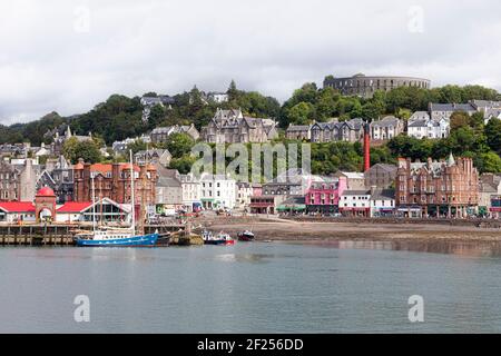 The harbour town of Oban, Argyll and Bute, Scotland, UK Stock Photo