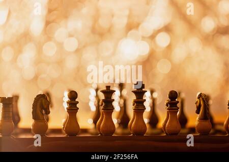 Vienna Game in chess stock photo. Image of game, bokeh - 23127364